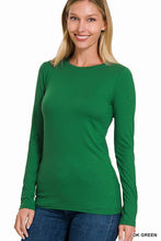 It's Your Chance Green Brushed Microfiber Long Sleeve Tee