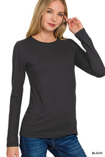 It's Your Chance Black Brushed Microfiber Long Sleeve Tee