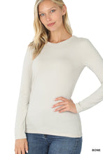 It's Your Chance - Bone Brushed Microfiber Long Sleeve Round Neck Tee