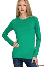 It's Your Chance K Green Brushed Microfiber Long Sleeve Tee