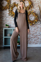 Own the Moment Chestnut Ribbed Overall