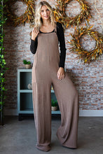 Own the Moment Chestnut Ribbed Overall