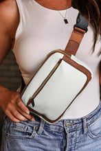 Get Things Done - 2-Tone Faux Leather Crossbody Bag
