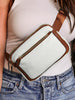 Get Things Done - 2-Tone Faux Leather Crossbody Bag