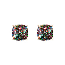 Glitter Epoxy Stud Earrings