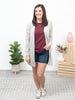 Forever Changing - Thermal Waffle Knit Pocketed Cardigan