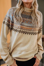Until Further Notice - Geometric Pattern Pullover Sweater