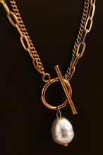 Layered Drop Chain Necklace