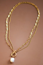 Layered Drop Chain Necklace