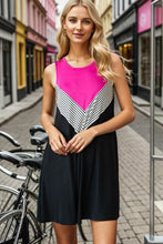 All Good Reasons Chevron Contrast Dress