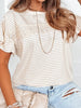 Sweet Days Lace Ruffle Sleeve Top