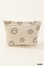 Corduroy Smile Makeup Clutch