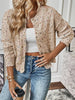 Intrigued By You - Khaki Frenchy Space Dye Drop Shoulder Cardigan