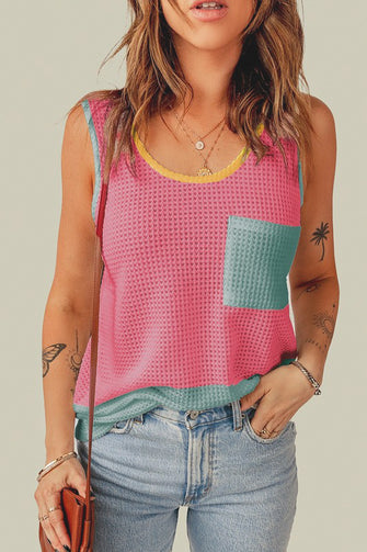 Summer Wishes Colorblock Knit Tank