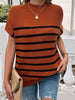 Everybody Knows - Striped Crew Neck Short Sleeve Sweater