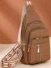Camel Crossbody Sling Chest Bag