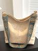 Every Situation - Ivory Retro Vegan Leather Crossbody Shoulder Bag