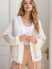 Out the Door Beige Quilted Patchwork Jacket