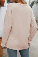 It's Our Moment - Beige Solid Pocket Front Top