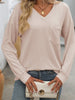 It's Our Moment - Beige Solid Pocket Front Top