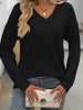 It's Our Moment - Black Solid Pocket Front Top