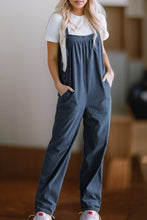 Ready For It - Blue Pocketed Loose Fit Corduroy Overalls