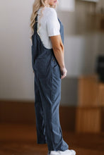 Ready For It - Blue Pocketed Loose Fit Corduroy Overalls