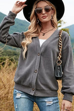 Way It Was - VNeck Drop Shoulder Cardigan