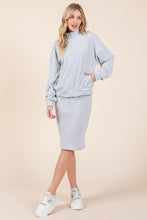 Follow Your Dreams - Rib Knit Sweatshirt & Skirt Set