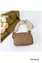 Ash Mocha Quilted Crossbody