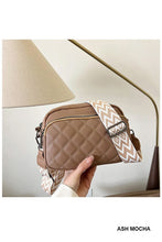 Ash Mocha Quilted Crossbody