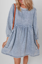 Vintage Charm Denim Mini Dress
