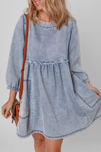 Vintage Charm Denim Mini Dress