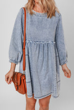 Vintage Charm Denim Mini Dress