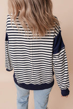 Made For You Stripe Patchwork Sweatshirt