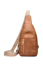 Cognac Genevieve Sling Crossbody