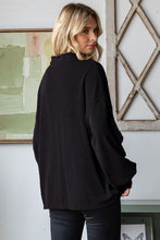 The Next Chapter Black Ribbed Cardigan