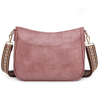 Ellie Vegan Leather Crossbody Blush