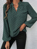 Let's Catch Up Geometric Print Blouse