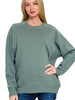 A Good Feeling Ash Jade Fleece Sweatshirt