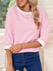 A Comforting Feel Pink Stripe Top