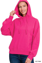 Take Care of You Hot Pink Fleece Hoodie