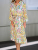 Touch of Whimsy Paisley Midi Dress
