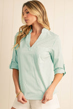 How It Begins Stripe Roll-Up Sleeve Shirt