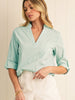 How It Begins Stripe Roll-Up Sleeve Shirt