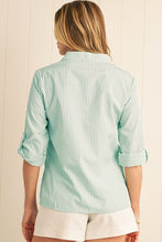 How It Begins Stripe Roll-Up Sleeve Shirt