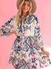 Feeling Your Vibe Boho Tiered Mini Dress