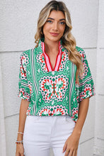 Make Your Choice Geometric Print Blouse
