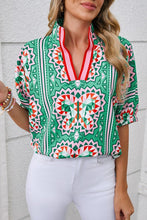 Make Your Choice Geometric Print Blouse
