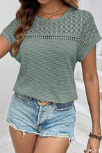 Lost In Your Words Green Waffle Knit Top
